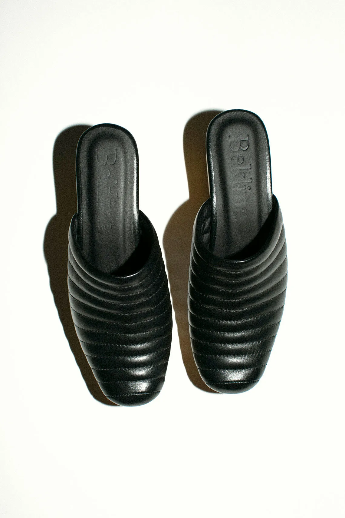 Black Ribbed Clog