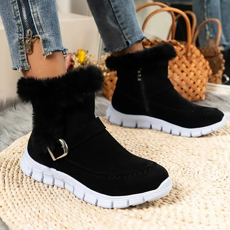 FUR-LINED CHELSEA SNOW BOOTS