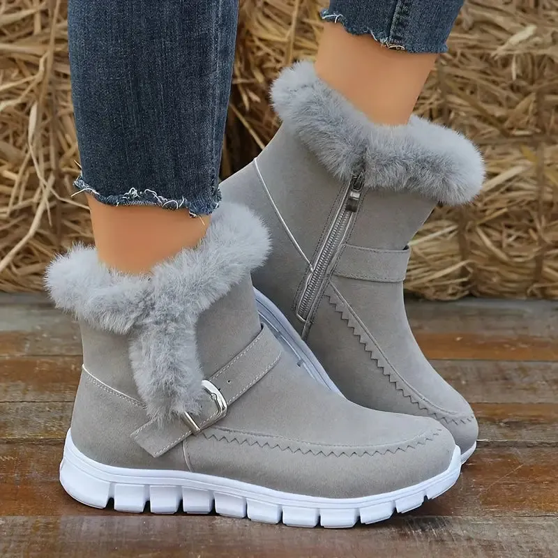 FUR-LINED CHELSEA SNOW BOOTS