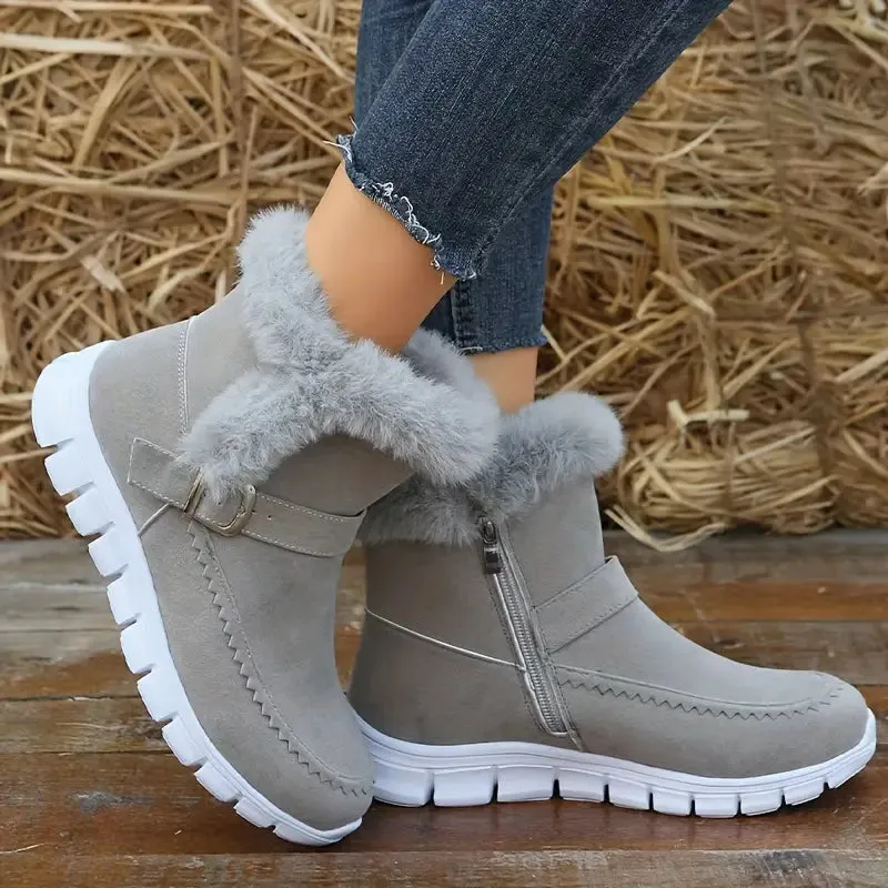 FUR-LINED CHELSEA SNOW BOOTS