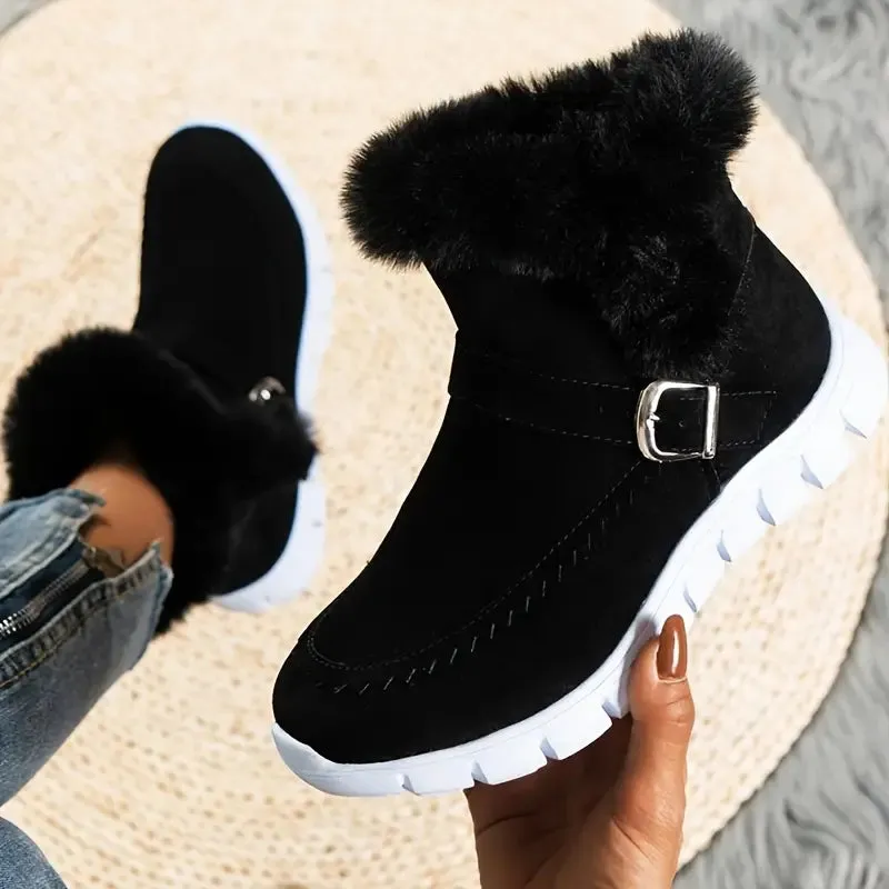 FUR-LINED CHELSEA SNOW BOOTS