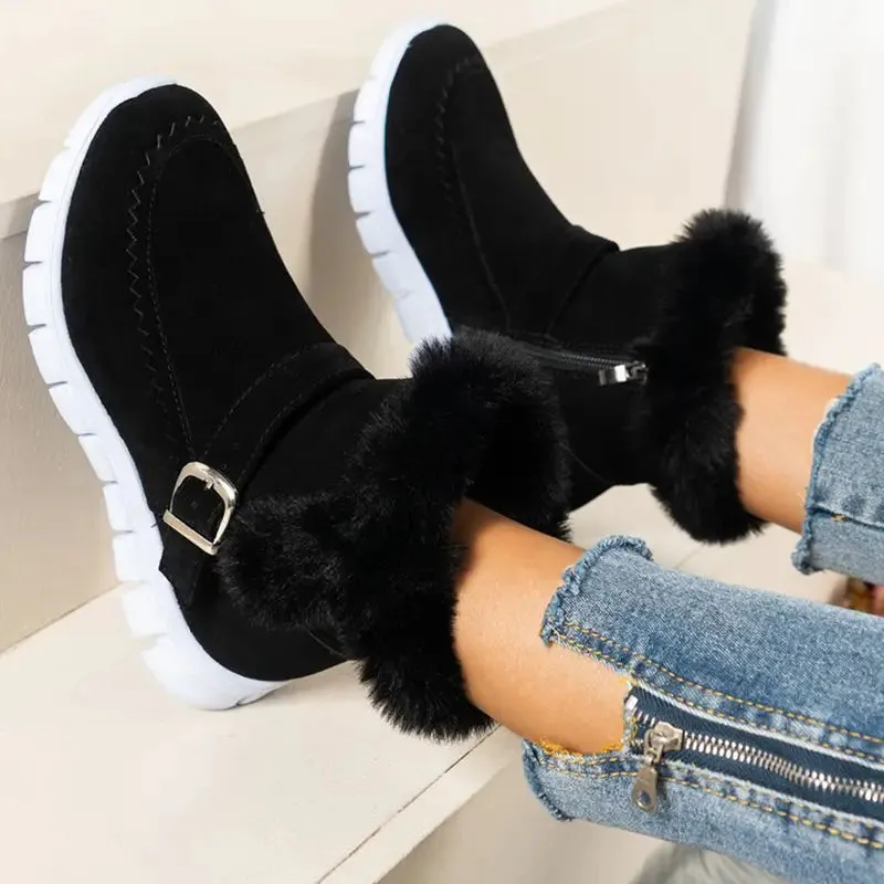 FUR-LINED CHELSEA SNOW BOOTS