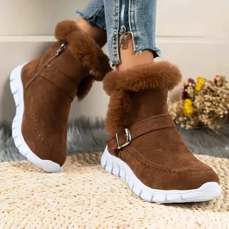 FUR-LINED CHELSEA SNOW BOOTS