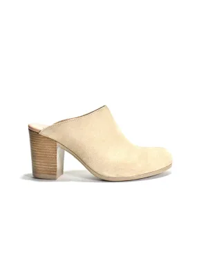 Gina Nude Heeled Clog