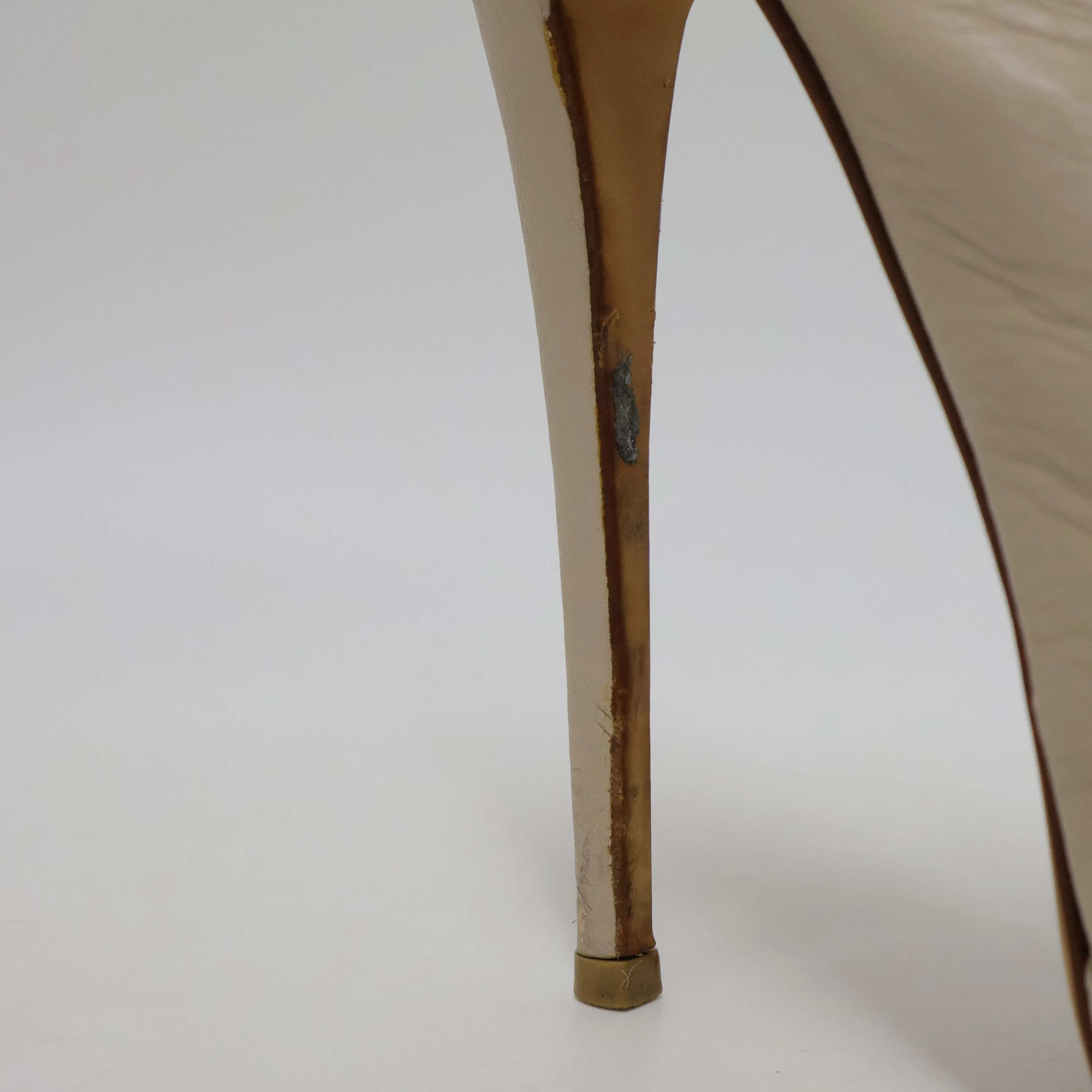 Giuseppe Zanotti Peep Toe Slingback Beige