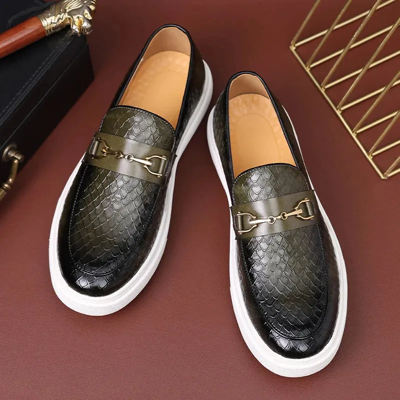 Lorenzo Modern Leather Loafers