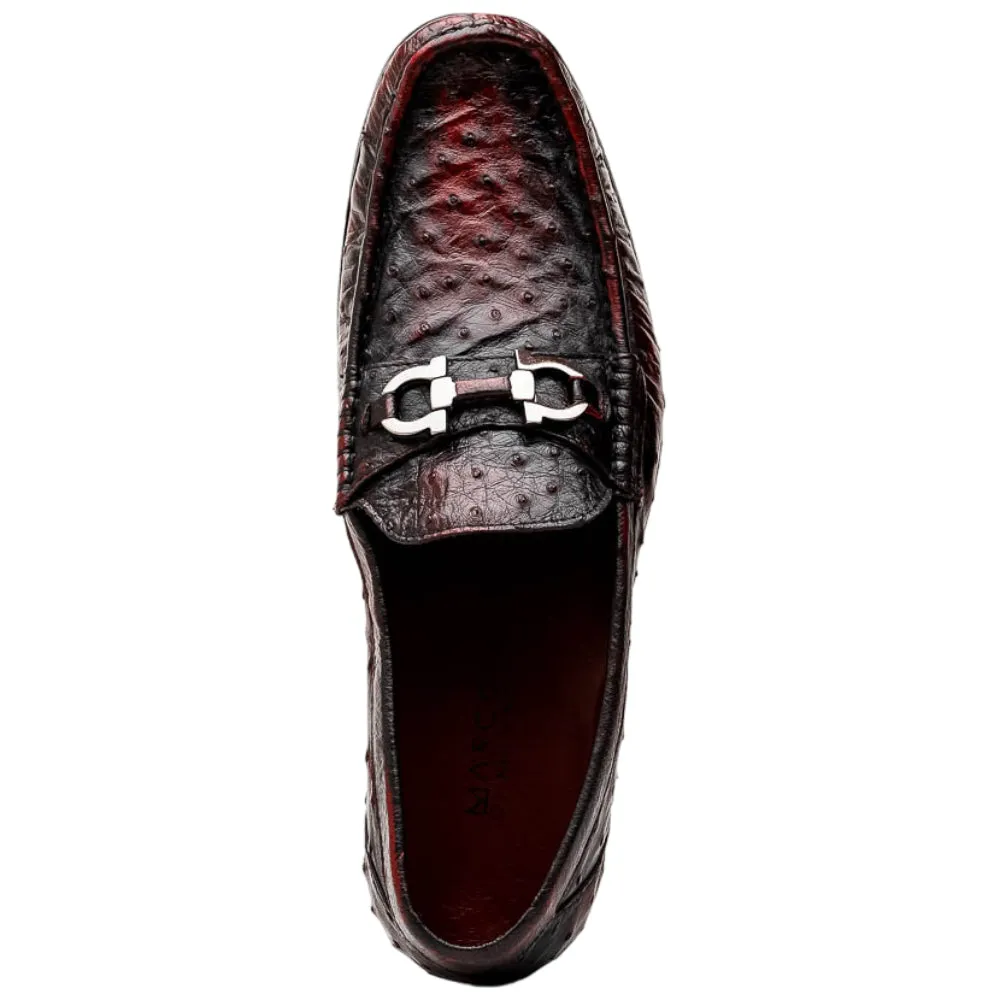 Marco Di Milano Ferrioni Ostrich Black Cherry