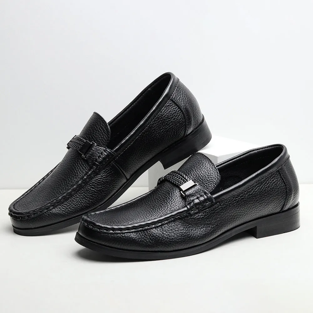 Men Loafers Genuine Leather Men Casual Shoes Dress Shoes