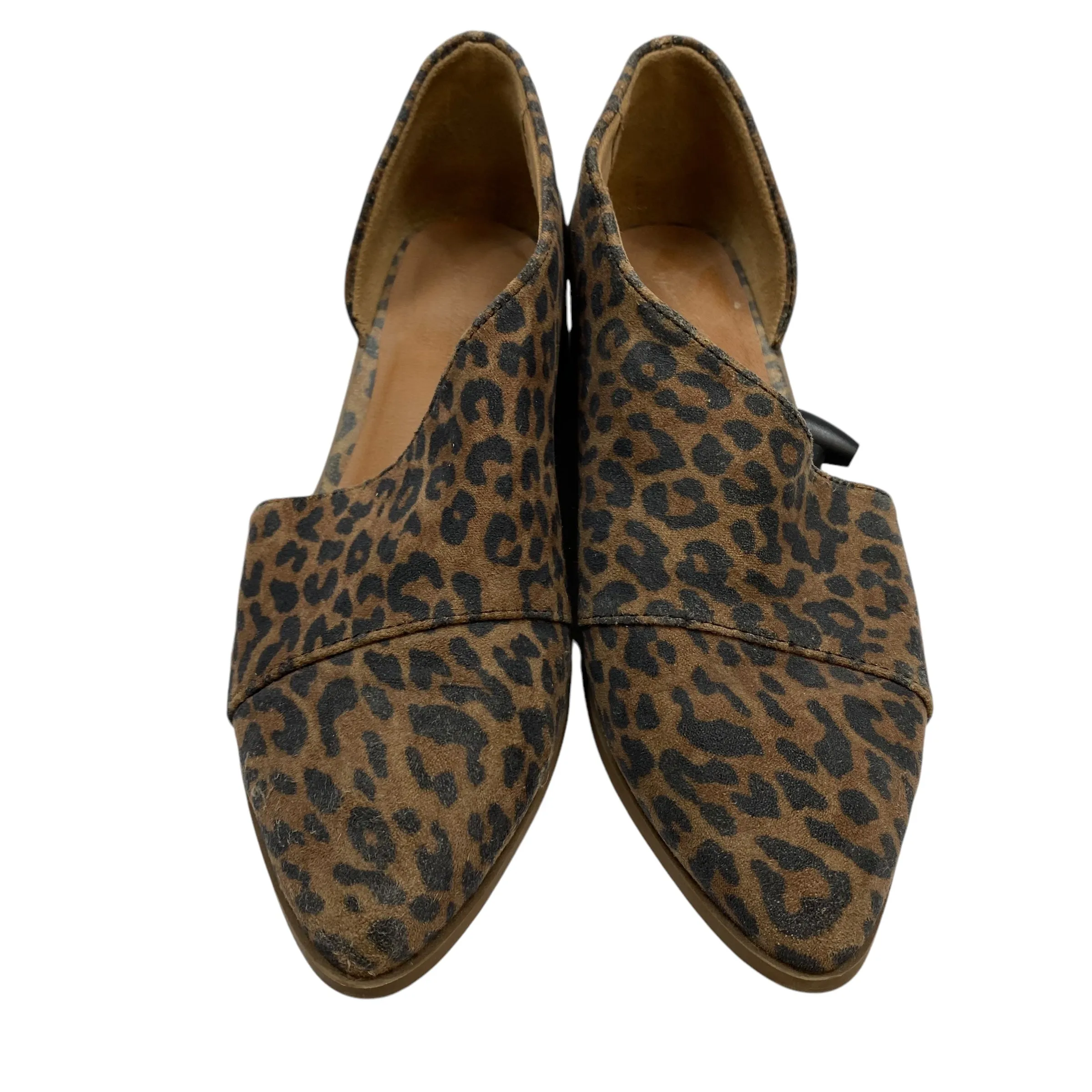 Shoes Flats By Universal Thread In Animal Print, Size: 6.5