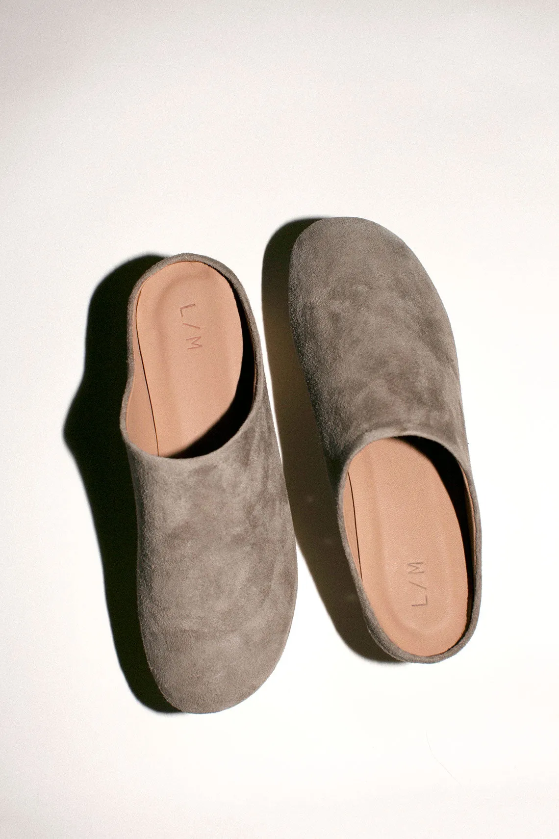 Stone Suede Contour Clog