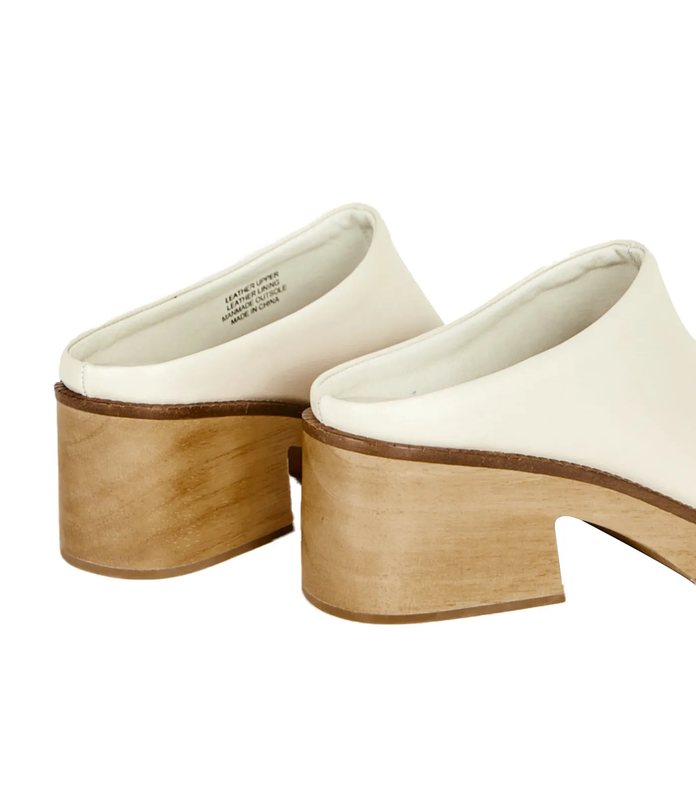 Tides Clog Mule Cream